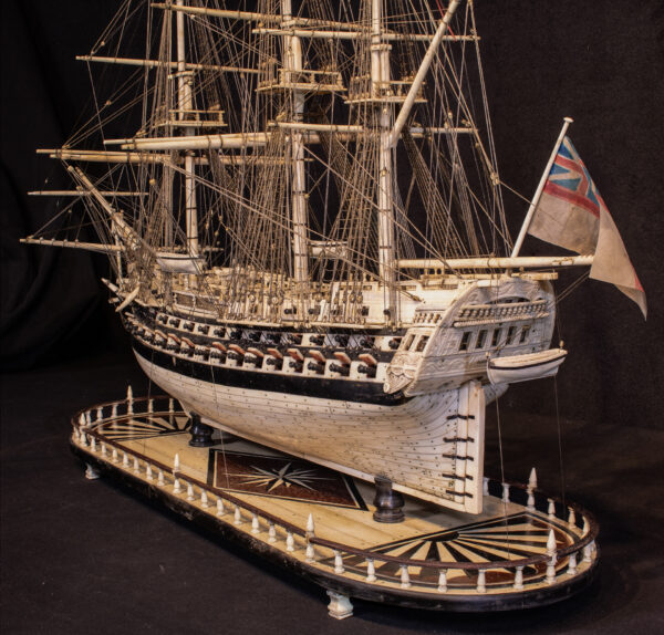 Napoleonic Prisoner of War Model of the Ship HMS ALEXANDER