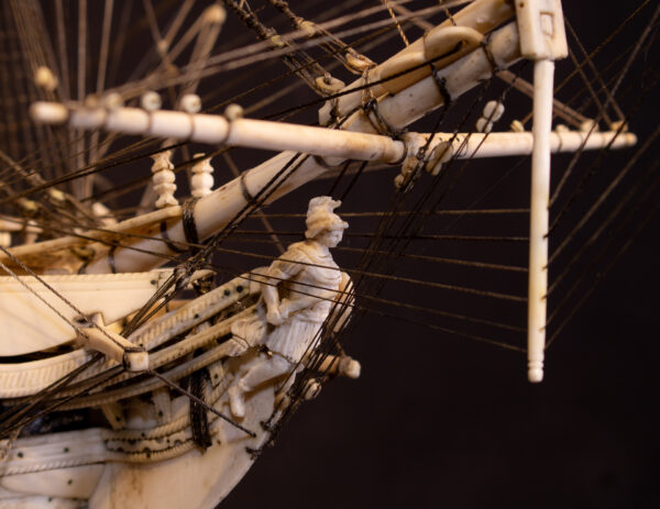 Napoleonic Prisoner of War Model of the Ship HMS ALEXANDER - Image 16