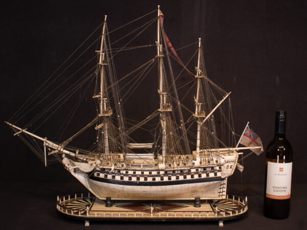Napoleonic Prisoner of War Model of the Ship HMS ALEXANDER - Image 18