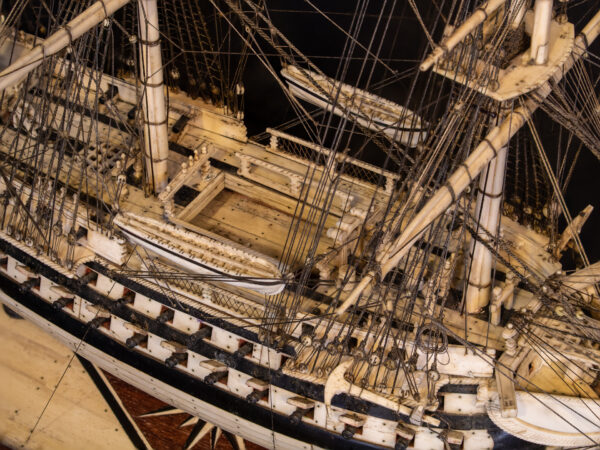Napoleonic Prisoner of War Model of the Ship HMS ALEXANDER - Image 7