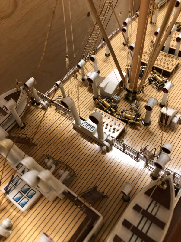 Builders Dockyard Model of White Star Line ALBERTIC - Image 18