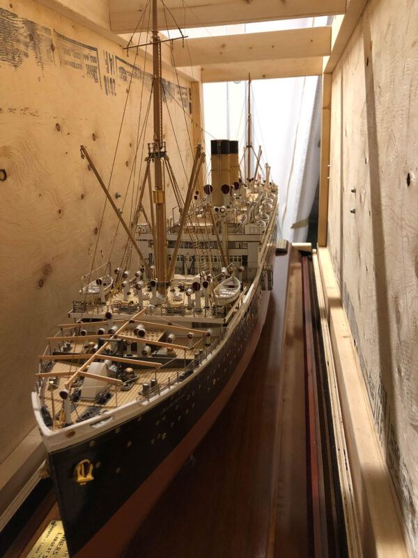 Builders Dockyard Model of White Star Line ALBERTIC - Image 4