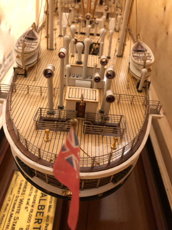 Builders Dockyard Model of White Star Line ALBERTIC - Image 6