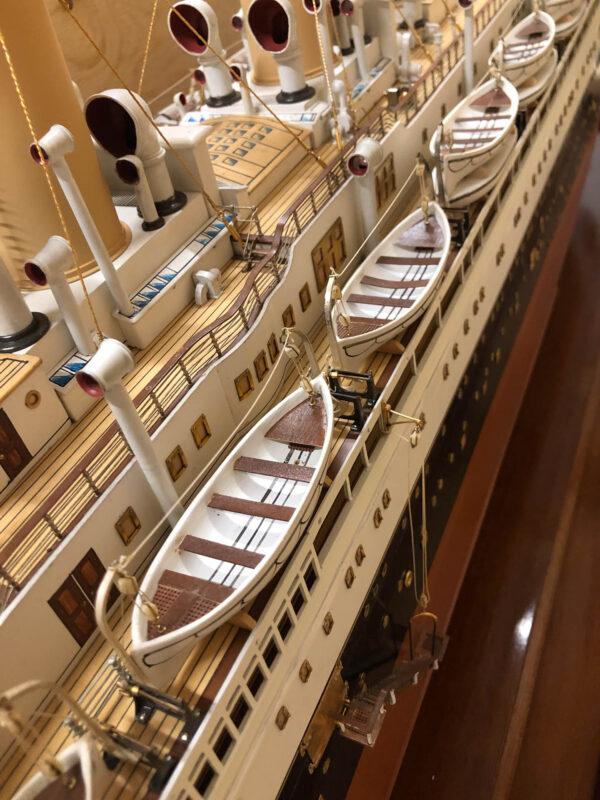 Builders Dockyard Model of White Star Line ALBERTIC - Image 9