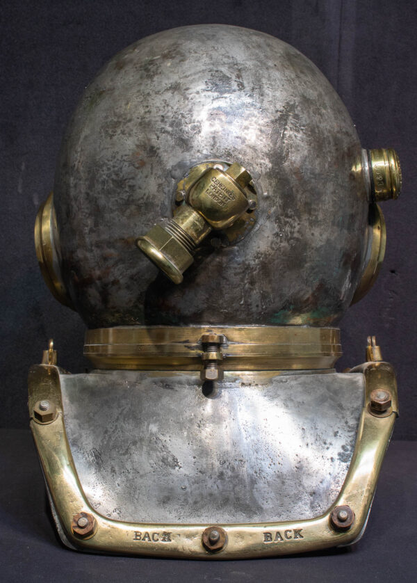 Period Style Three Light, 12 Bolt C.E. Heinke Dive Helmet - Image 3