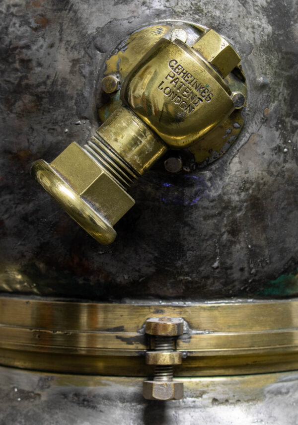 Period Style Three Light, 12 Bolt C.E. Heinke Dive Helmet - Image 8