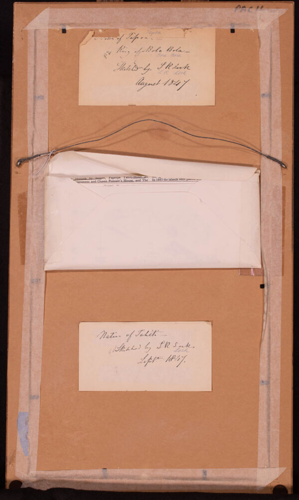 A Wonderful Collection of Seven Paintings of Tahiti by Royal Naval Officer SR Lock - Image 14