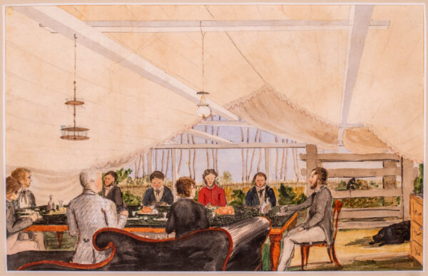 A Wonderful Collection of Seven Paintings of Tahiti by Royal Naval Officer SR Lock - Image 3