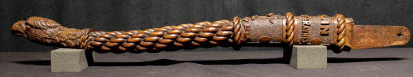 Outstanding Carved Yacht Tiller Arm from MERLIN - Image 2