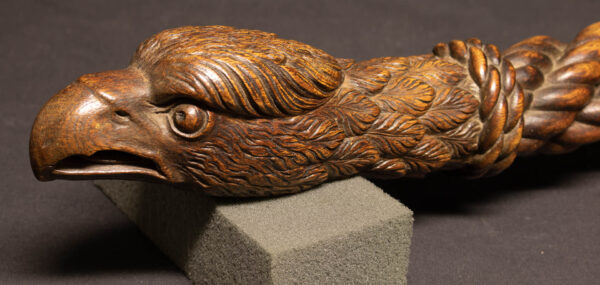 Outstanding Carved Yacht Tiller Arm from MERLIN - Image 6