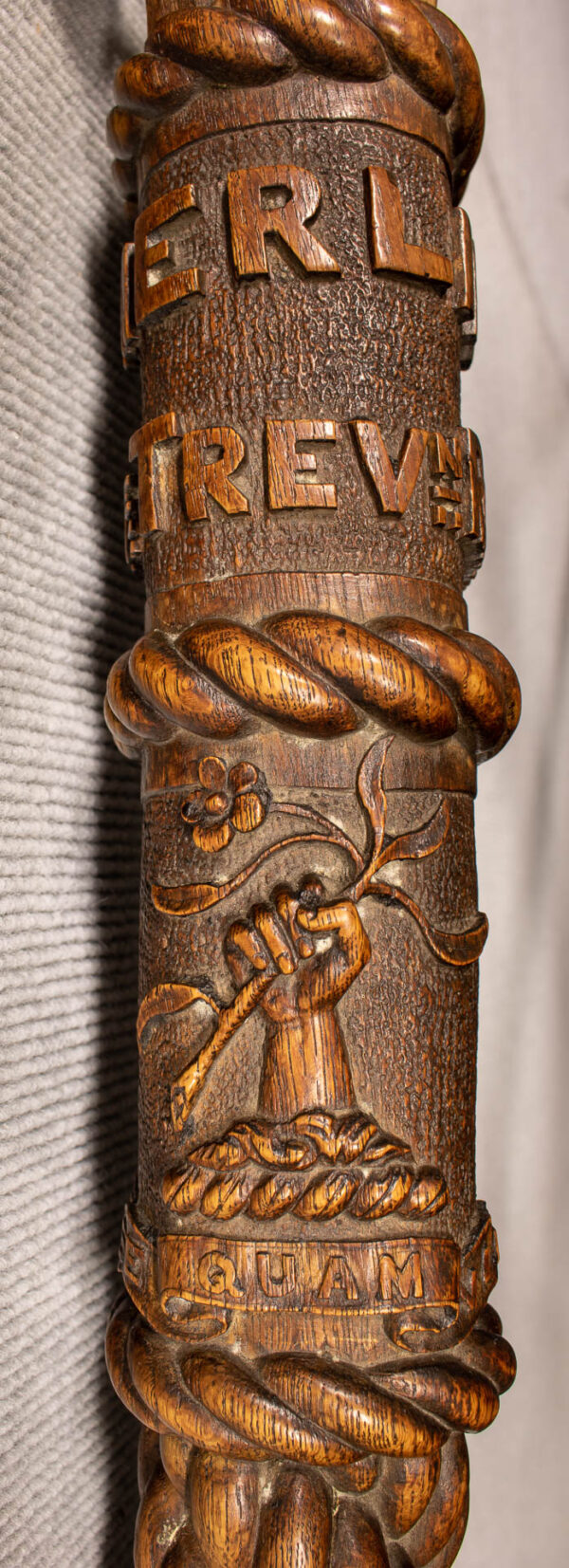 Outstanding Carved Yacht Tiller Arm from MERLIN - Image 7