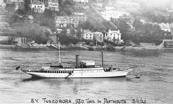 Cased Builders Dockyard Half Hull Model of the Steam Yacht TUSCARORA - Image 16