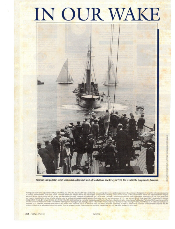 Cased Builders Dockyard Half Hull Model of the Steam Yacht TUSCARORA - Image 19