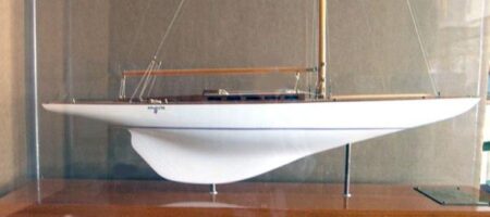 Scale model of 8 Meter ANGELITA,  Gold Metal Winner, 1932 Olympic's
