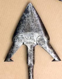 Extremely Rare Toggle Style Cannon Harpoon -Signed By J.C.King -Peterhead-Ship KARA