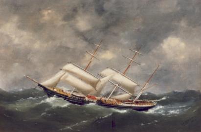 The ALAMBAUGH in Heavy Seas