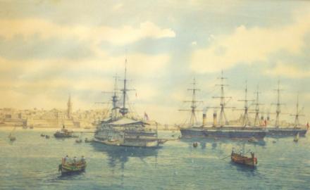 P & O Passenger Liner in Grand Harbor, Valetta