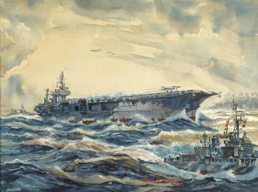 U.S.S. Constellation Launches Against North Vietnam