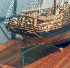 Scratch Built Model of Schooner MARIE SOPHIE