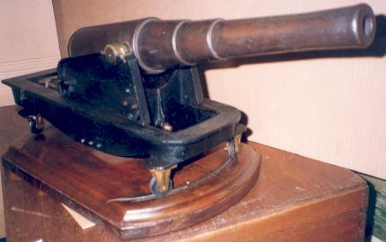 Model of a Civil War Deck Cannon