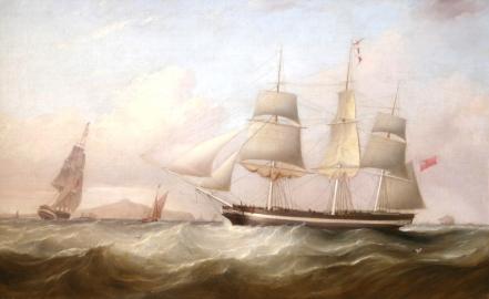 Ship SIAM Hove To Off Holyhead