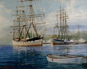 British Ship UNICORN In Port