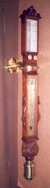 Gimbled Ship's Barometer with Sympiesometer and Thermometer, Liverpool