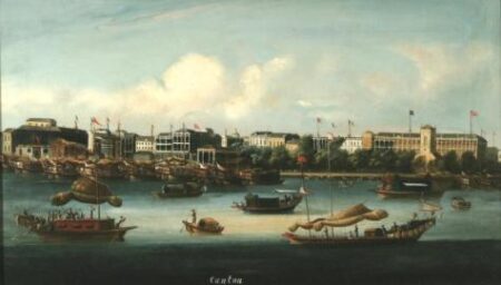 Canton Warehouse on the Pearl River