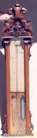 Admiral Fitzroy Carved Barometer with Sympiesometer