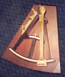 19 Inch Cased Octant in Mahogany, 1780