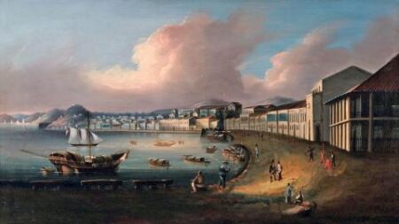 Macao, View of the Praya Grande