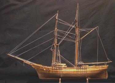 Scratch Built, Plank On Frame Model- Brigantine NORTH STAR