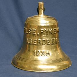 9 Inches Bronze Bell -Ship ELSE RYKENS -Aberdeen-1935
