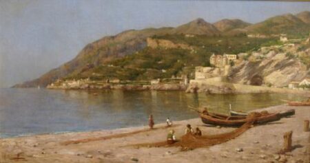Beach at Maiori, Amalfi Coast, Italy