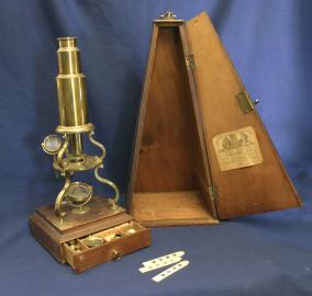 Cased Culpeper Type Microscope by William Harris-London