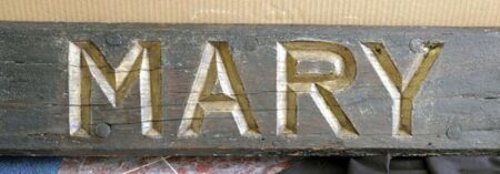 Name Board off Hudson River Steamboat MARY POWELL