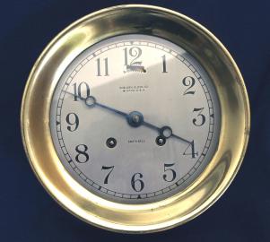 7 Inches Brass Chelsea Ship's Bell Clock