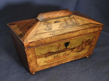 Trinity Lighthouse Box- English Tea Caddy