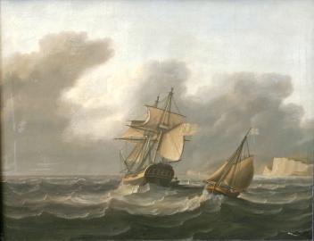 Brig and Cutter Off the English Coast