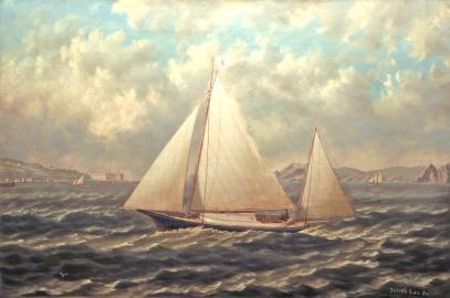 Yawl On San Francisco Bay