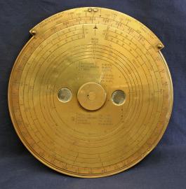 Rare World War II Ship's Distance and Time Manuvering Calculator