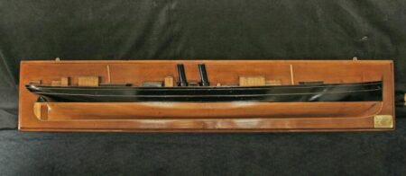 Builders Half Hull Model Of The Twin Screw Steamers -NORWICH & IPSWICH