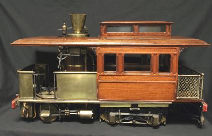 British Steam Trolley Rail Car