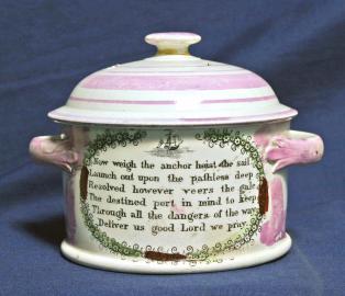 Sunderland Pottery- Jar With Sailors Verse