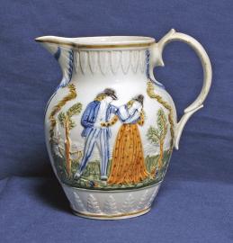 Prattware Jug - Sailors Farewell
