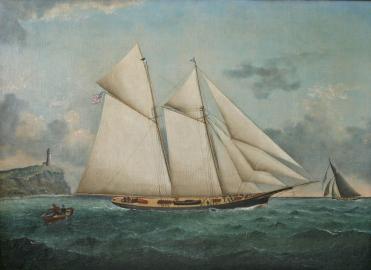 American Schooner COLUMBIA Before Block Island