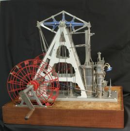American Walking Beam Paddle Wheel Engine
