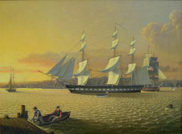 Old Ironsides In Boston Harbor