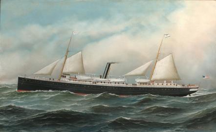 Steam-Sail Passenger Liner IROQUOIS
