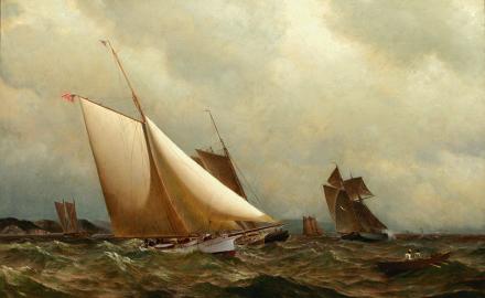 The Commodore's Racing Cutter MAGGIE